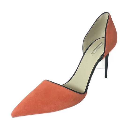NIB GIORGIO ARMANI X1E564 PIPED D´ORSAY HEEL PUMPS